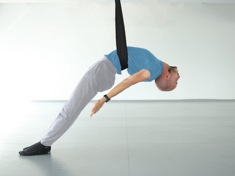 Body relaxation through Air Yoga and Air Hoops in Bucharest