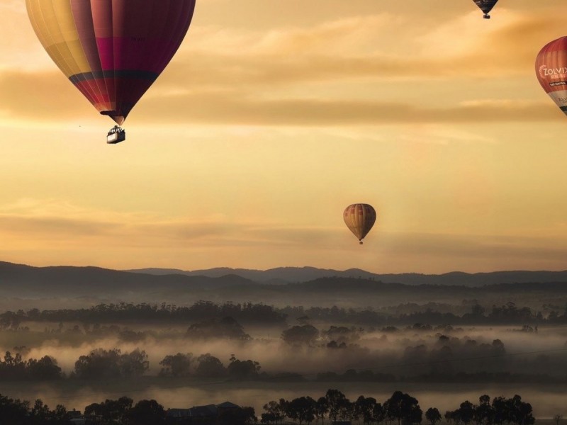 Zbor cu balonul cu aer cald pentru o persoana