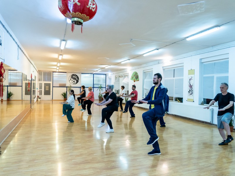 Training with Chinese techniques for body, soul and mind in Bucharest
