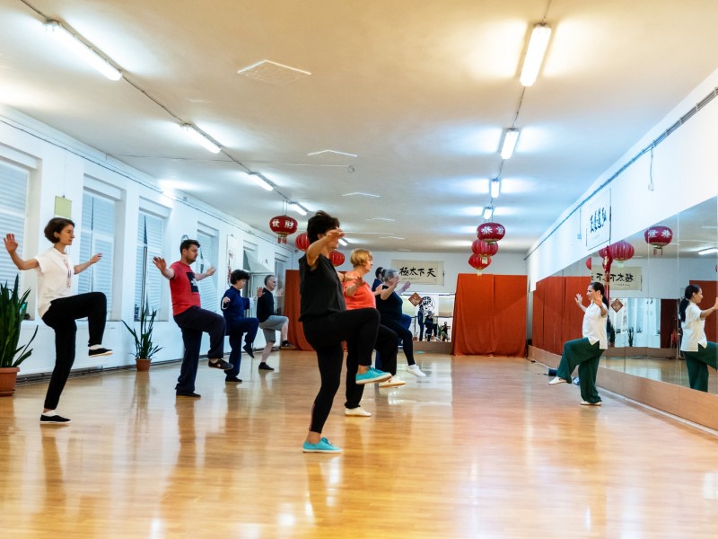 Training with Chinese techniques for body, soul and mind in Bucharest