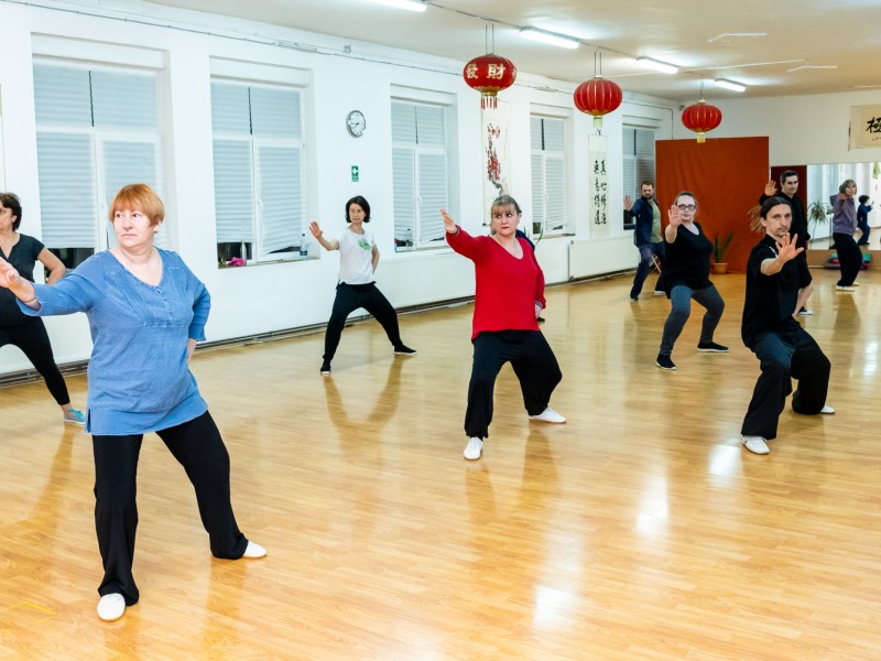 Training with Chinese techniques for body, soul and mind in Bucharest