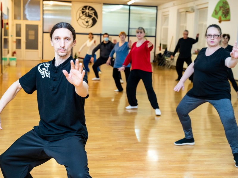 Training with Chinese techniques for body, soul and mind in Bucharest