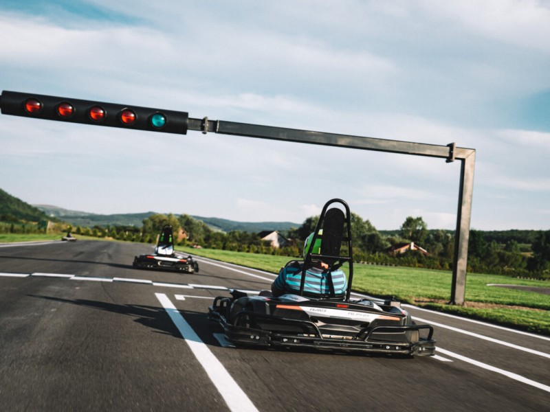 Outdoor karting for adults and children - Adrenaline at maximum heights