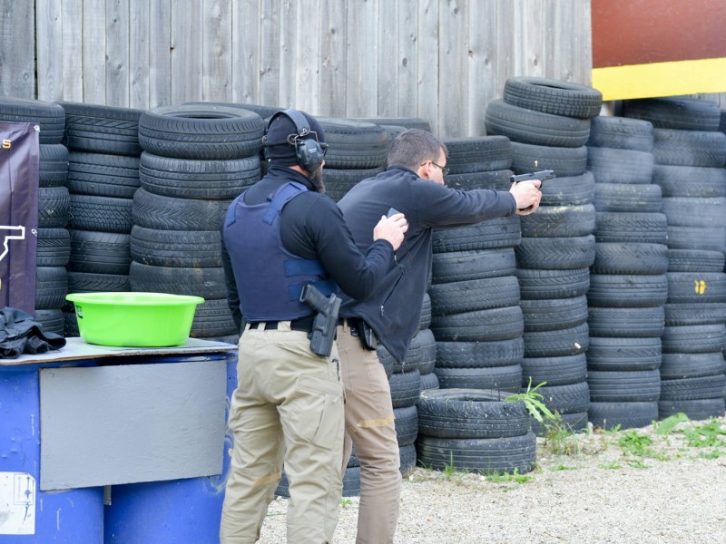 Experience the thrill of an action movie at the outdoor shooting range