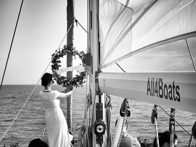 Ceremonia cununiei pe mare intr-o calatorie de vis Constanta-Bulgaria