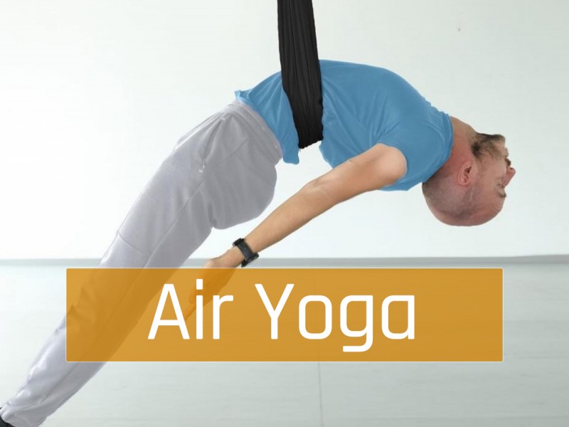 Body relaxation through Air Yoga and Air Hoops, in Bucharest