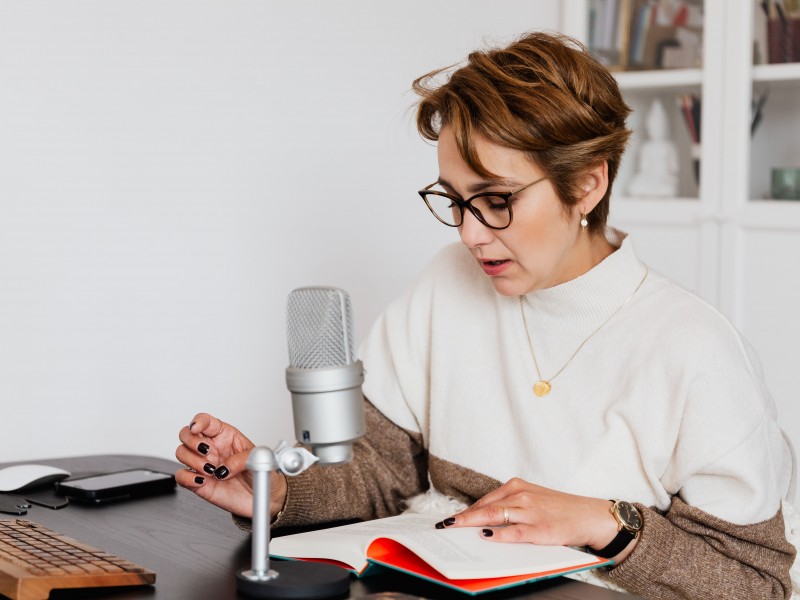 Turn the story in the book into an audiobook for your child