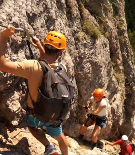 Via Ferrata in the Bicaz Gorge National Park area