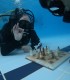 Underwater chess match and diving at the Aquatic Paradise in Brasov