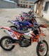Train for enduro competition on Husqvarna motorcycles