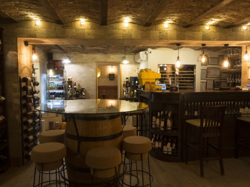 Taste a premium selection of wines at a wine bar in Sibiu