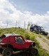 Offroad trail with a 4X4 competition car
