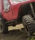 Offroad trail with a 4X4 competition car