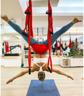 Body relaxation through Air Yoga and Air Hoops in Bucharest