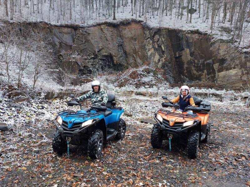 Tura de initiere cu ATV-ul la Cascada Stur din Baia Mare