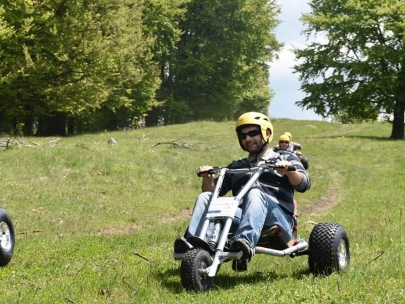 Adventure for groups with Mountain Carts at Lake St. Anna