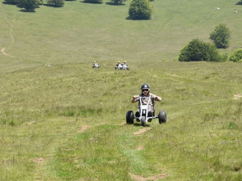 Adventure for groups with Mountain Carts at Lake St. Anna