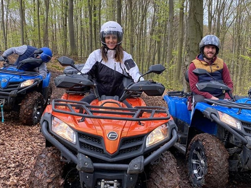 ATV initiation tour for 4 people at Stur Waterfall, Baia Mare
