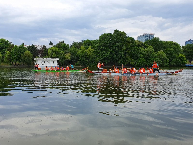 Sail to success with your team on a Dragon Boat in Bucharest