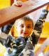 Climbing initiation for father and son in Bucharest