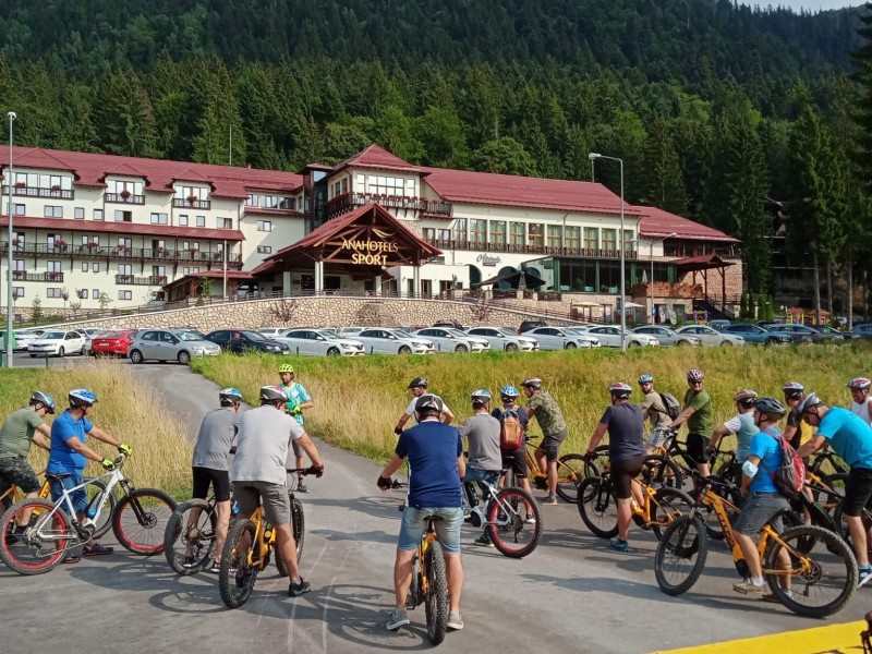 Guided E Bike tour in the village of Viscri or Poiana Brasov