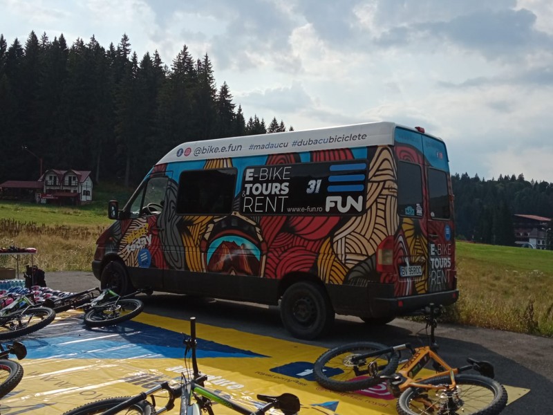 Guided E Bike tour in the village of Viscri or Poiana Brasov