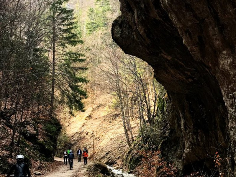 E-Bike adventure in Bran, the town of Dracula