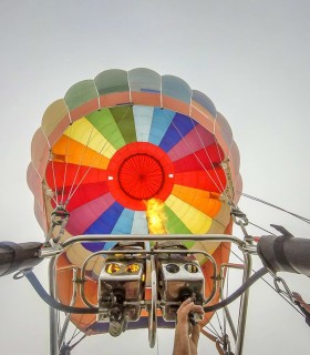 VIP hot air balloon flight for 2 persons near Bucharest