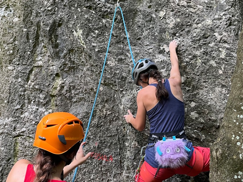 Rock climbing for adults and children at Cheile Turzii