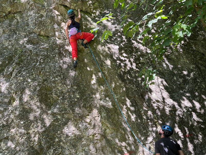 Rock climbing for adults and children at Cheile Turzii