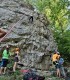 Rock climbing for adults and children at Cheile Turzii