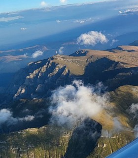 Group flight by plane to the 2000 altitude, Bucegi Sphinx and Babele