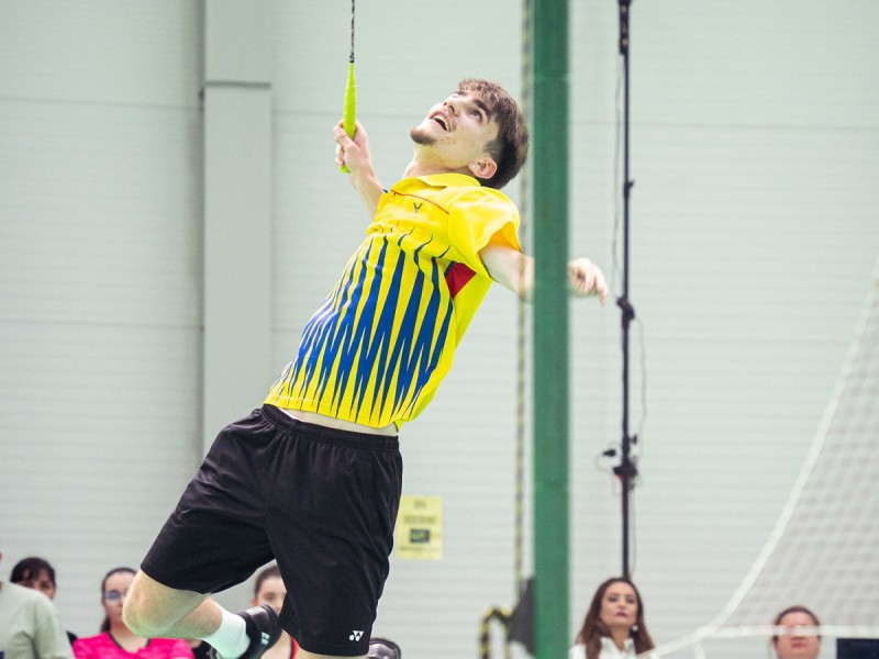 Individual badminton training with Carmen Blanaru
