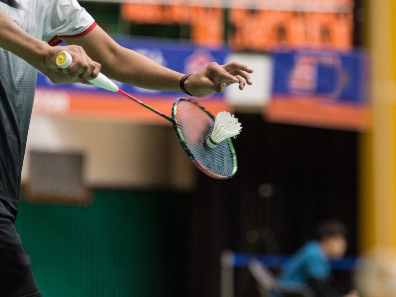Individual badminton training with Carmen Blanaru