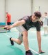 Individual badminton training with Carmen Blanaru