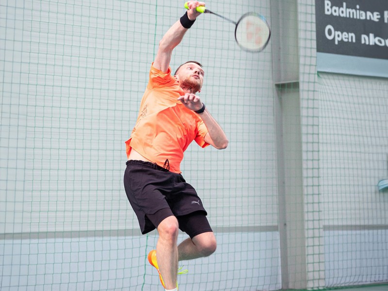 Individual badminton training with Carmen Blanaru
