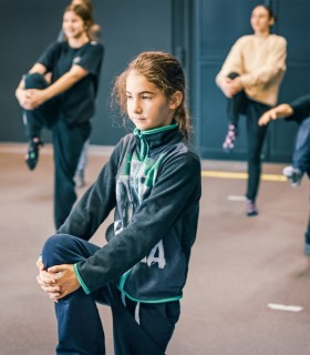 Stretching class for all ages, in Bucharest