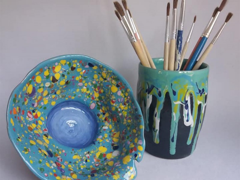 Experimenteaza pictura pe ceramica intr-un atelier din Bucuresti