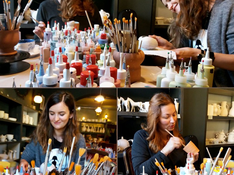 Experimenteaza pictura pe ceramica intr-un atelier din Bucuresti