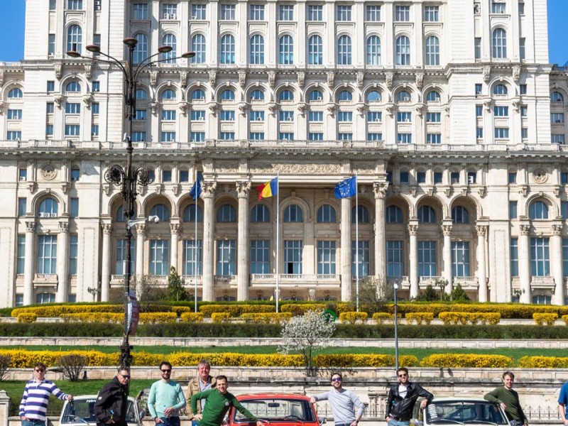 Drive a Dacia 1300 like an 80s rockstar - historical tour in Bucharest