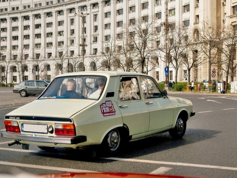 Drive a Dacia 1300 like an 80s rockstar - historical tour in Bucharest