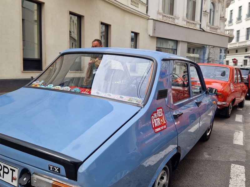 Drive a Dacia 1300 like an 80s rockstar - historical tour in Bucharest