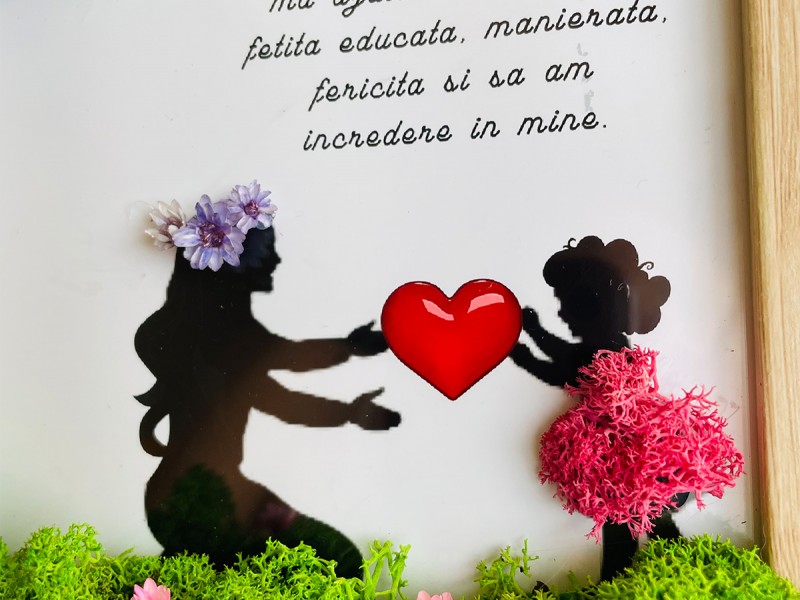 Tablouri handmade personalizate, din licheni, pentru orice ocazie