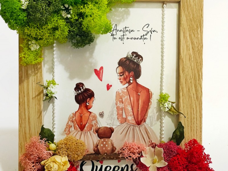 Tablouri handmade personalizate, din licheni, pentru orice ocazie