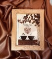 Tablou handmade personalizat din boabe de cafea