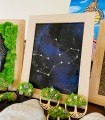 Constelatia zodiei tale intr-un tablou unic, handmade