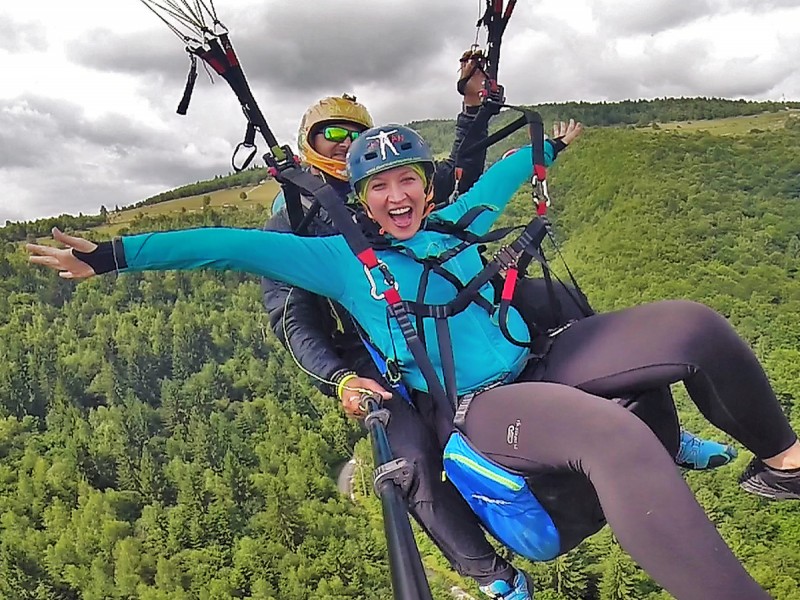 Fantastic paragliding experience in the Parang and Retezat mountains
