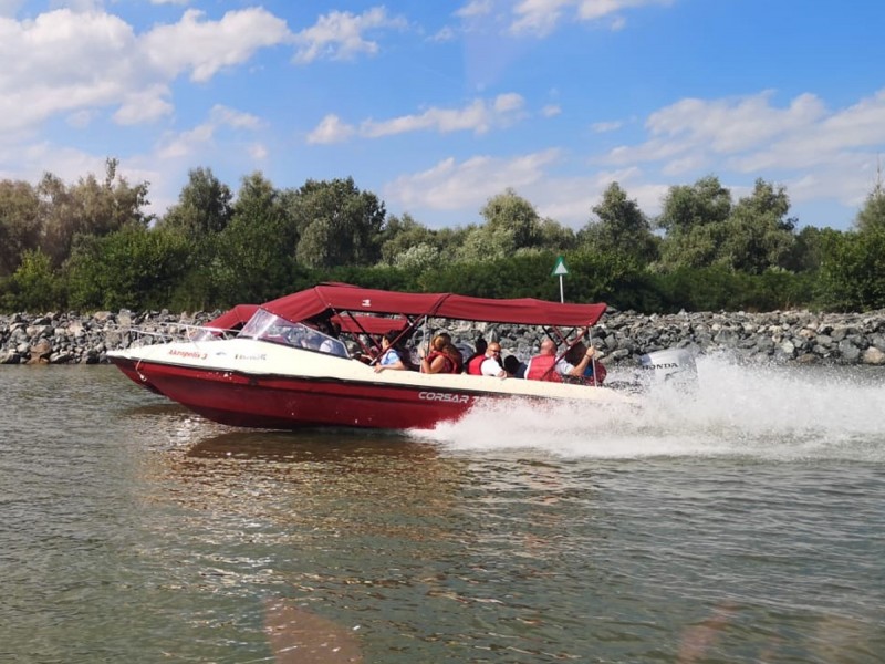One day boat trip on the route Tulcea - Mila 23 - Letea - Sulina