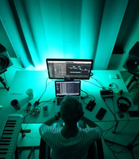 Record your favourite track in a music studio and film the experience