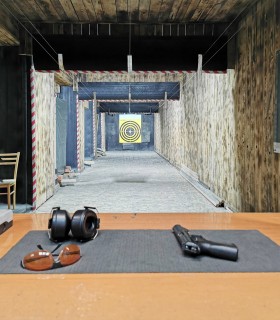 Test your courage and agility at a private shooting range in Brasov